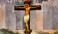Спомен на јавувањето на небо на Крстот Господен во Јерусалим (351)