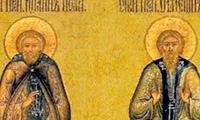 Преподобни Симеон Христа ради јуродив, и Јован неговиот соподвижник (околу 590)