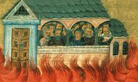 20.000 маченици во Никомидија во црква запалени (302)