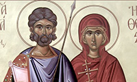 Великомаченик Евстатиј Плакида, неговата жена Теопистија и нивните деца Агапиј и Теопист (околу 118)