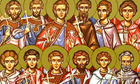 42 маченици Аморејски: Константин, Аетиј, Теофил, Теодор, Мелисен, Калист, Васој и други со нив (околу 845)