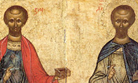 Бесребреници и чудотворци Козма и Дамјан Азијски и нивната мајка преподобна Теодотија (III)