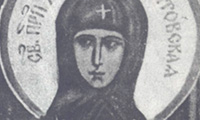 Преподобна Харитина, кнегиња Литовска, во Новгород (1281)